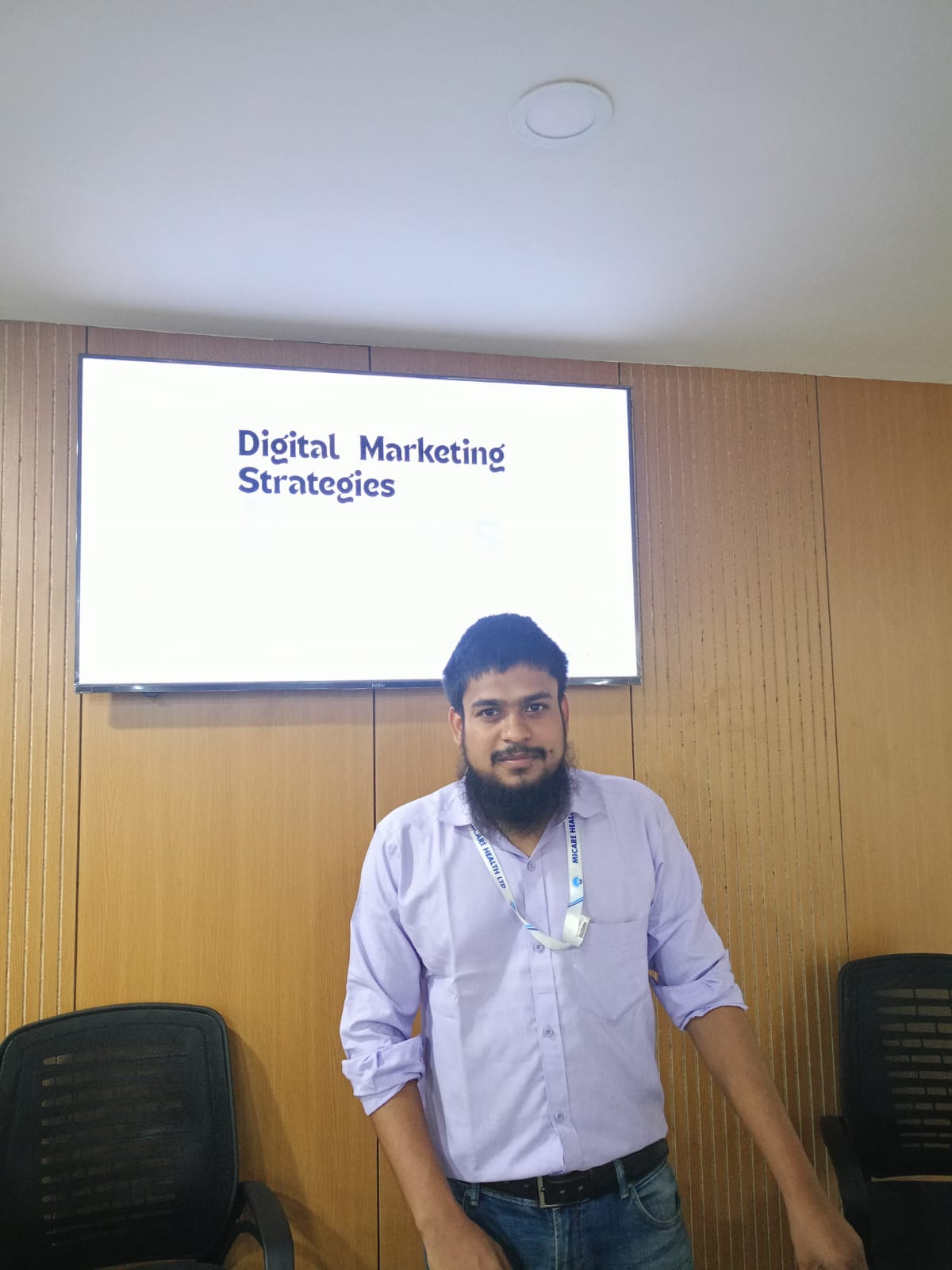 Branding For Doctors strategist presenting digital marketing strategies for medical practices