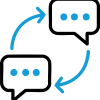 Medical Social Media Message Reply Icon